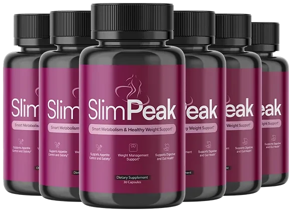 Seis frascos de SlimPeak